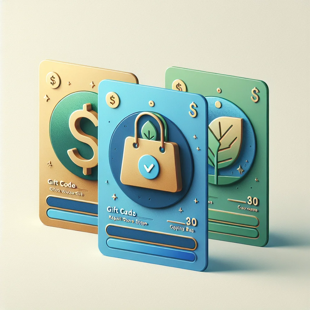 Different types of gift codes available