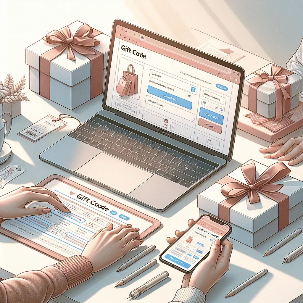 Steps to use gift codes