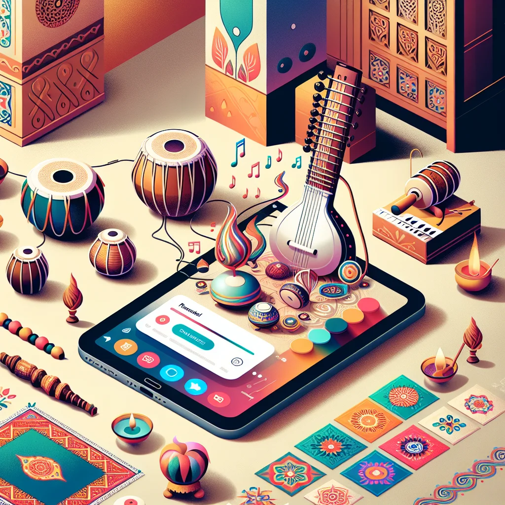 Apps for exploring traditional Indian music