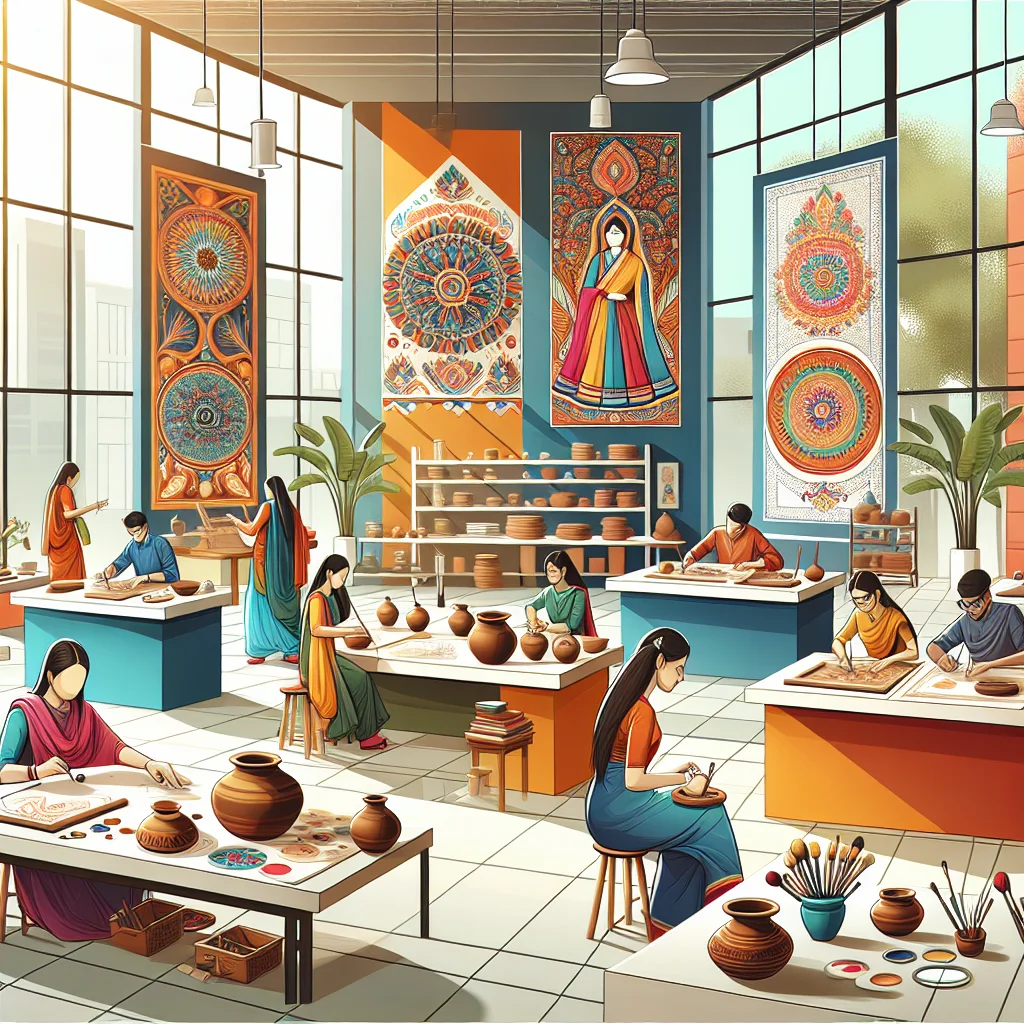 Apps for learning traditional Indian arts and crafts